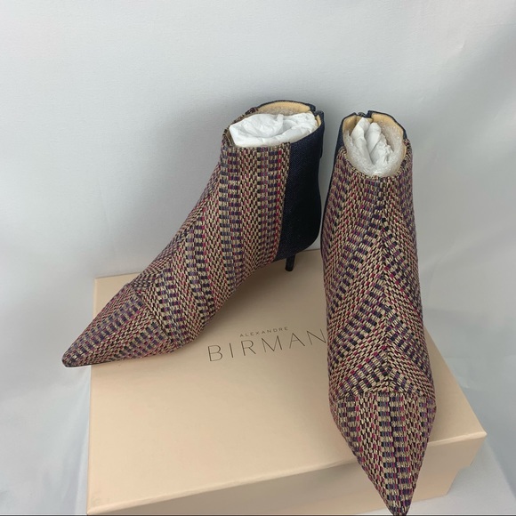 ❌SOLD❌Alexandre Birman Kittie Denim Bootie Sz 37 - Picture 10 of 16